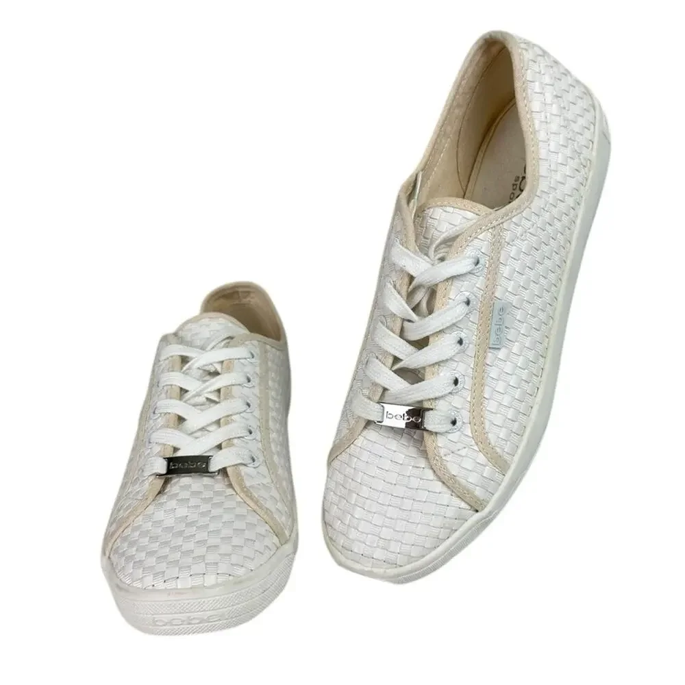 Bebe Dorey Casual Lace Up Sneakers Wms Sz 11